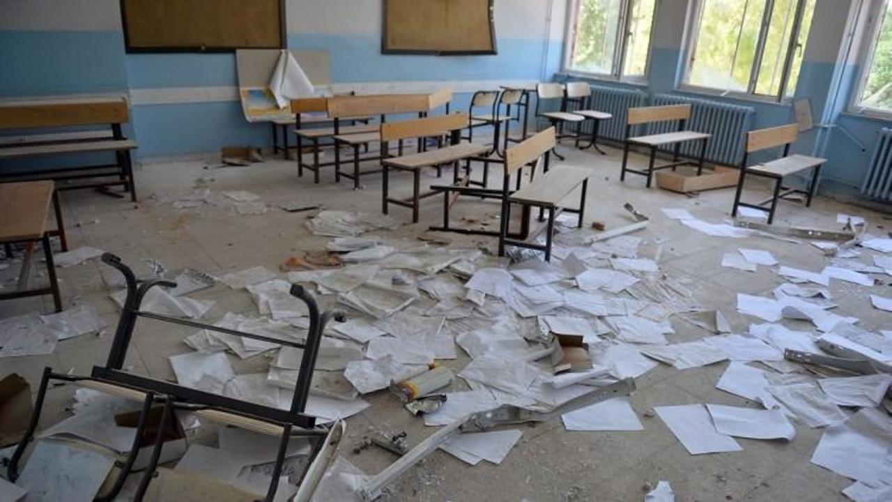 Teröristler Nusaybin'de anaokulunu yaktılar