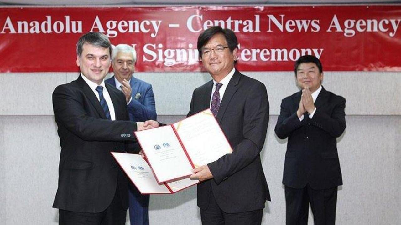 AA ile Tayvan haber ajansı arasında işbirliği