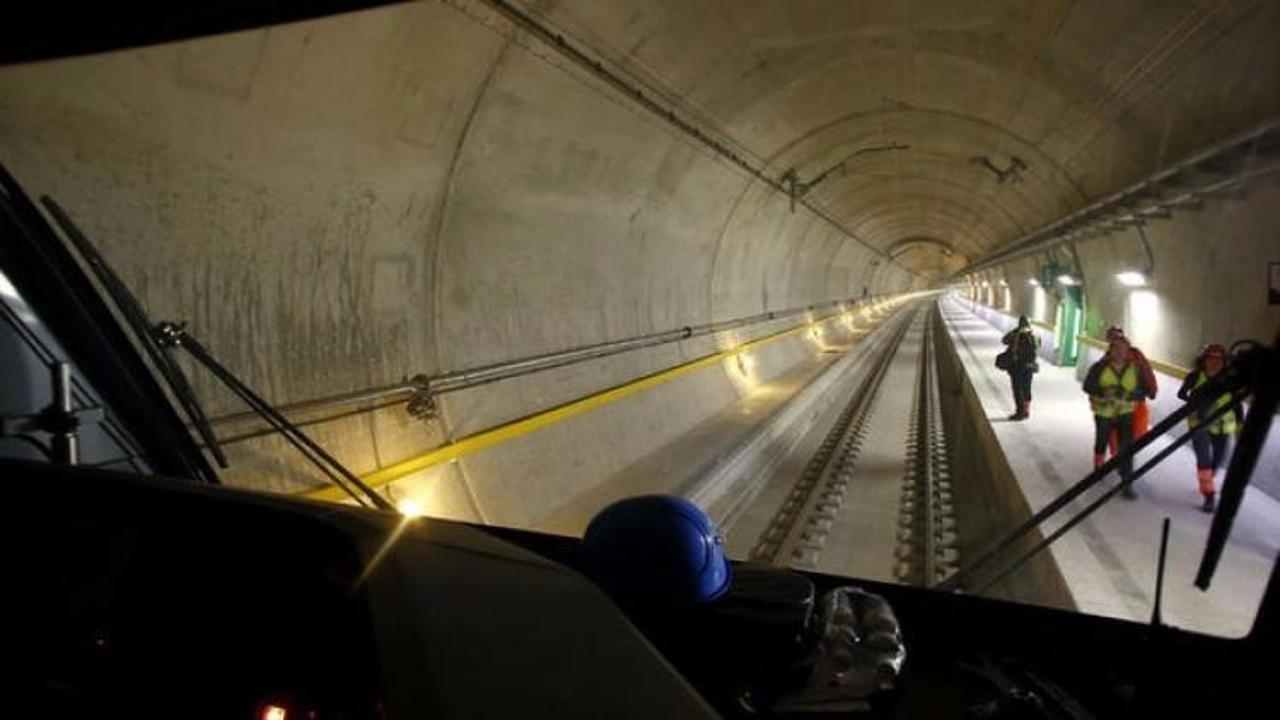 Dünyanın en uzun tüneli yarın açılıyor