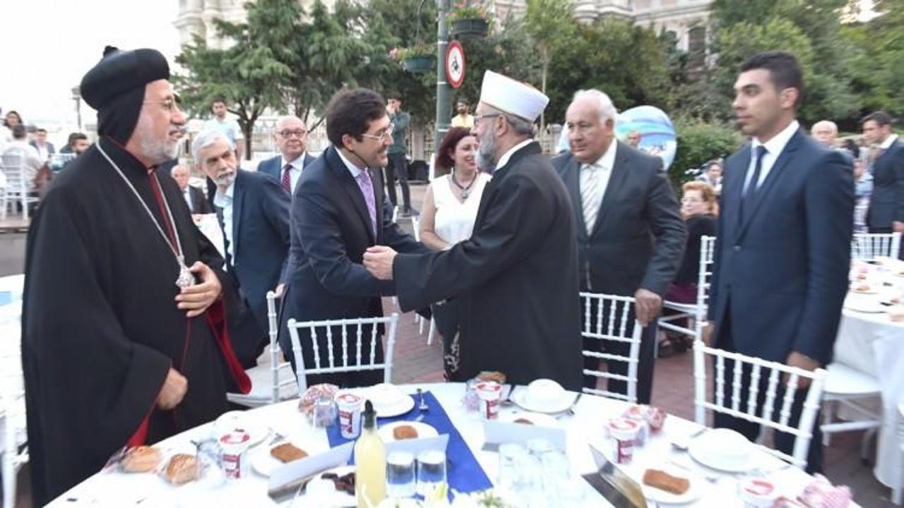 3 semavi dinin temsilcileri Beşiktaş'ta buluştu