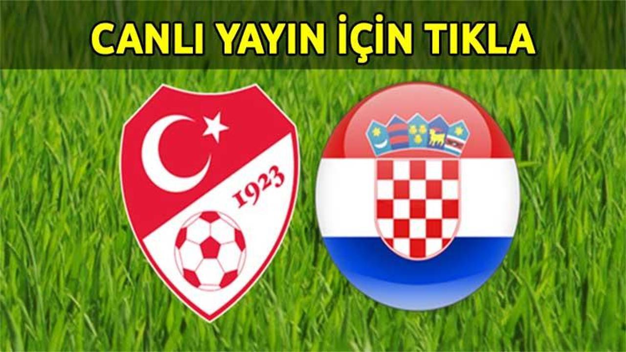 Türkiye Hırvatistan maçı TRT 1 4K canlı yayın izle