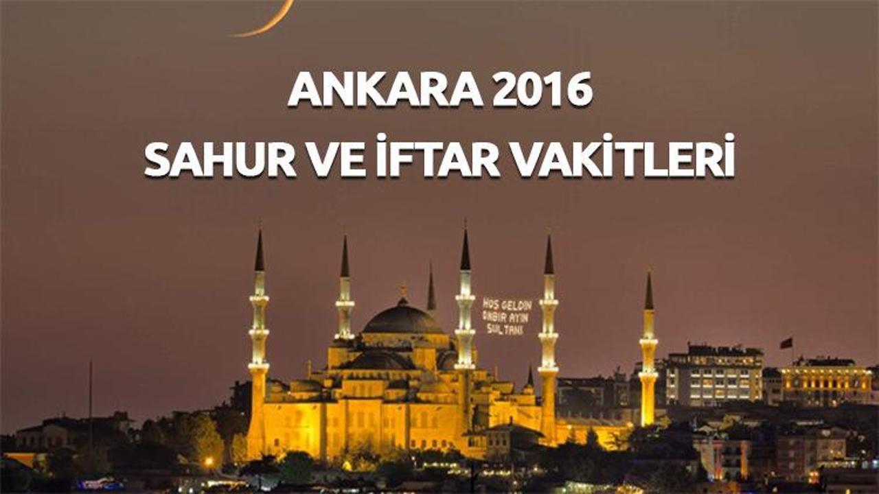 Ankara'da iftara ne kadar kaldı? (16.06.2016)