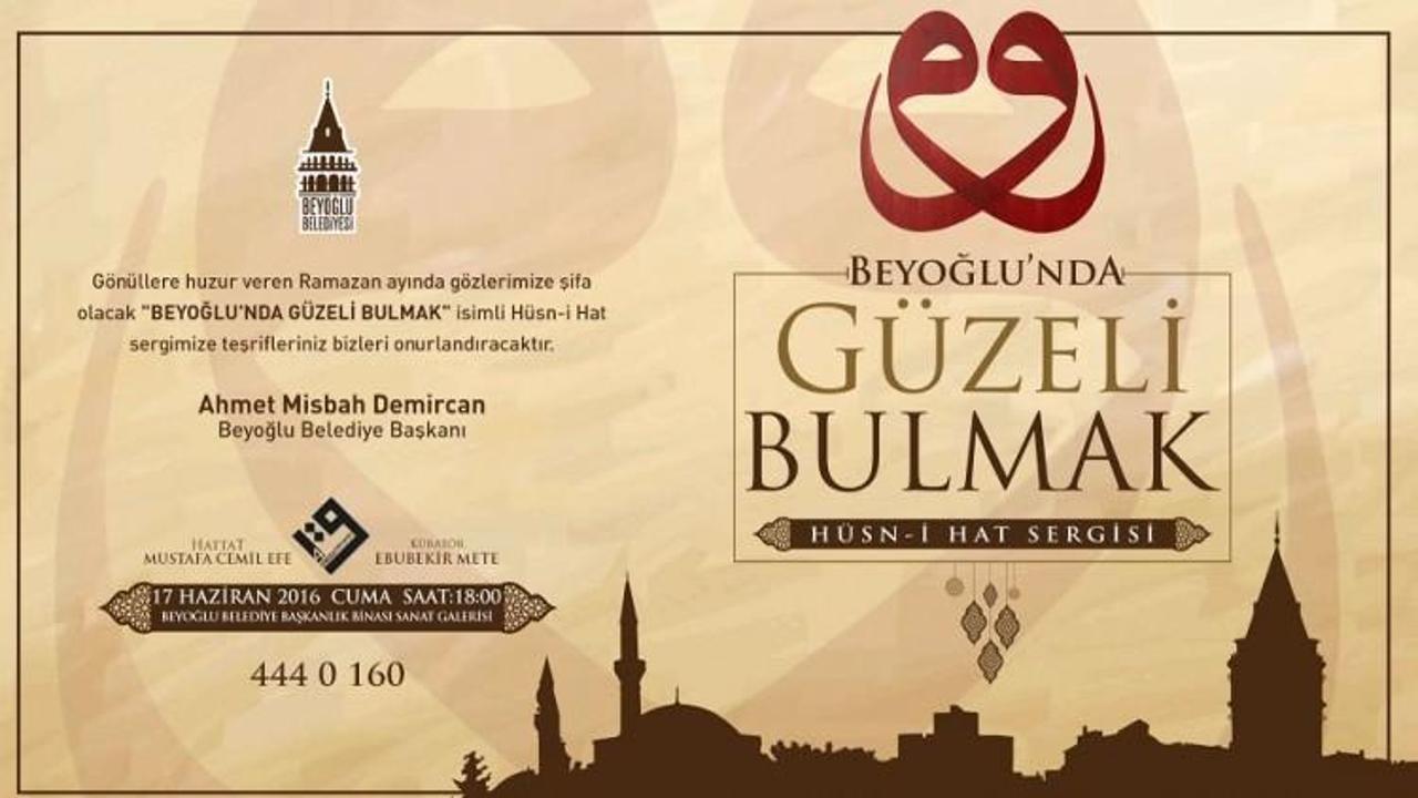 "Beyoğlu'nda G&uuml;zeli Bulmak" sergisi a&ccedil;ılıyor