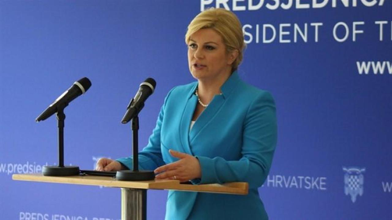 Cumhurbaşkanı Kitarovic : Meclis feshedilsin