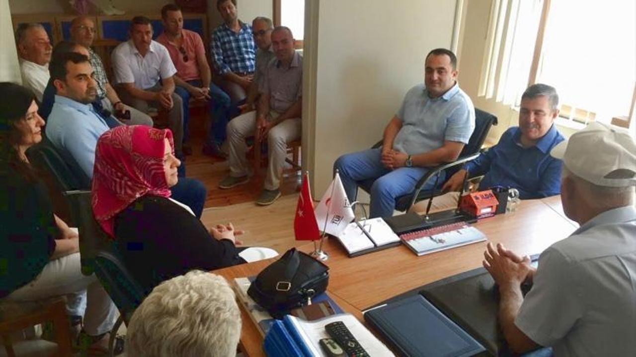 Milletvekili Maviş'ten Türk Kızılayı Sinop Şubesine ziyaret