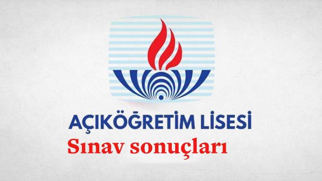 Açık lise sınav sonuçları açıklandı mı? (AÖL)| aol.meb.gov.tr