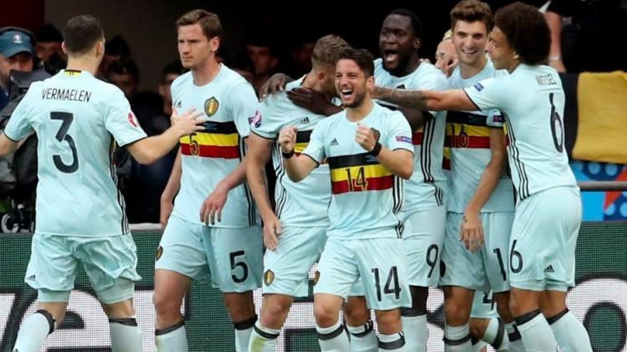 Belçika 4 golle çeyrek finalde!