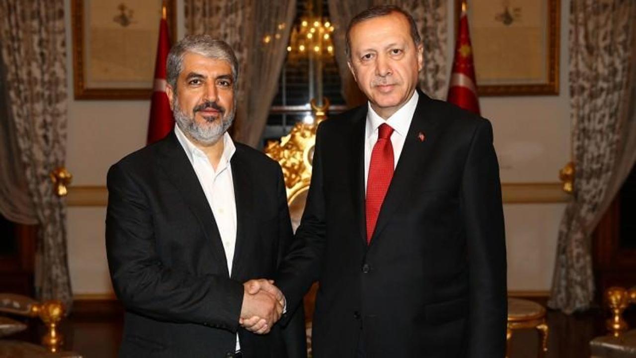 Erdoğan Hamas lideri Meşal'i kabul etti