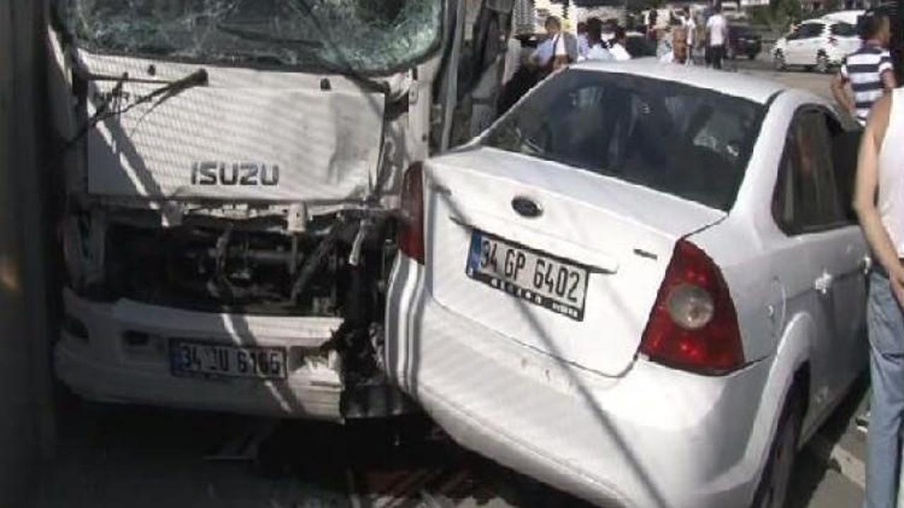 Esenler'de trafik kazası: 2 ölü, 1 yaralı