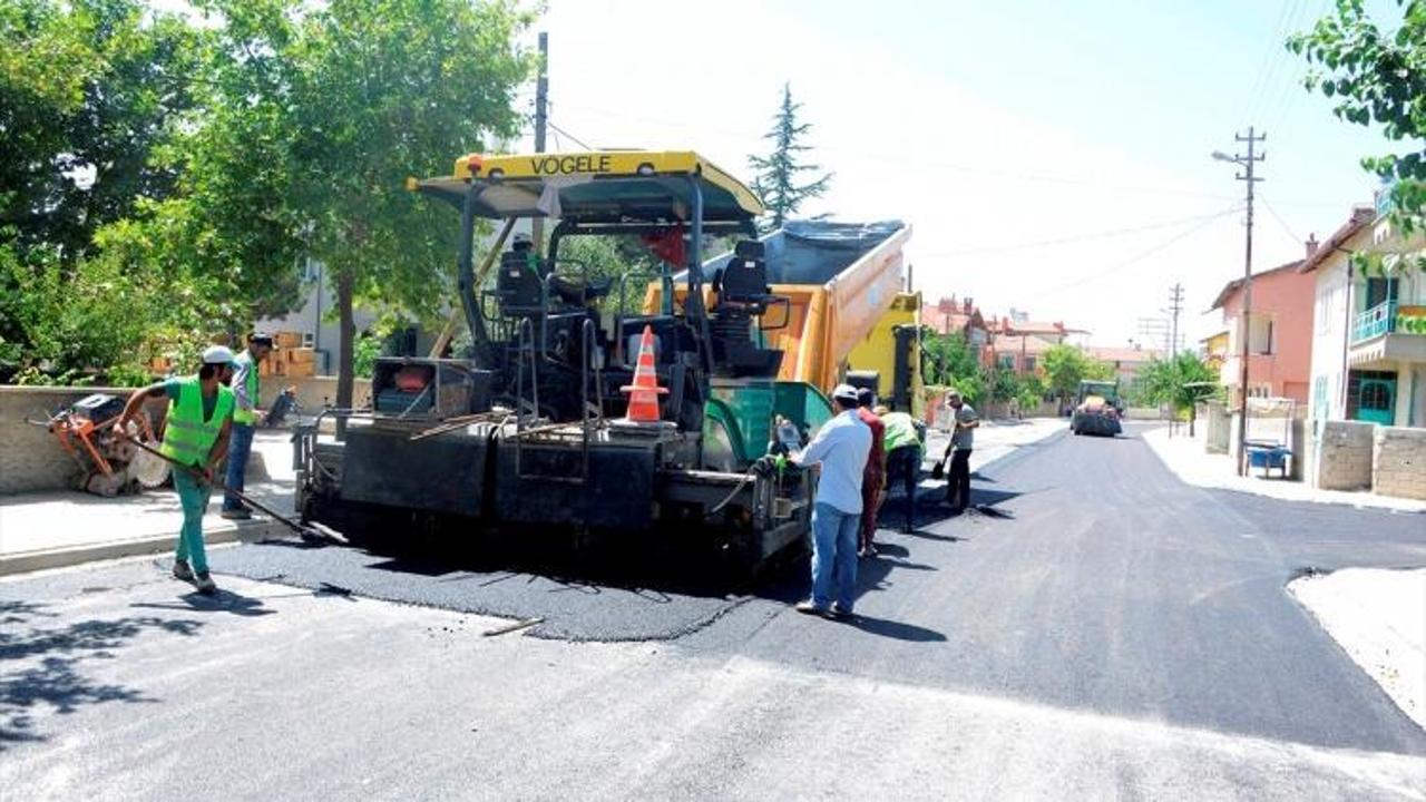 Meram'da asfalt çalışmaları
