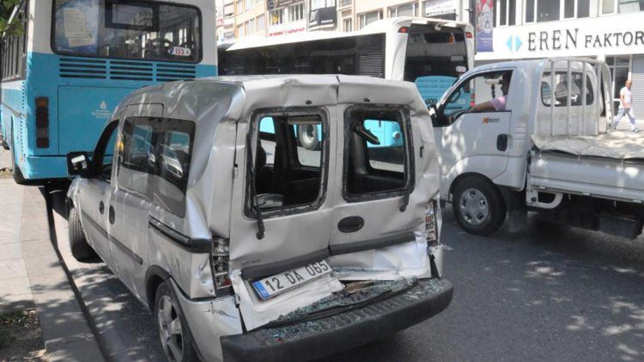 İstanbul Şişli'de trafik kazası