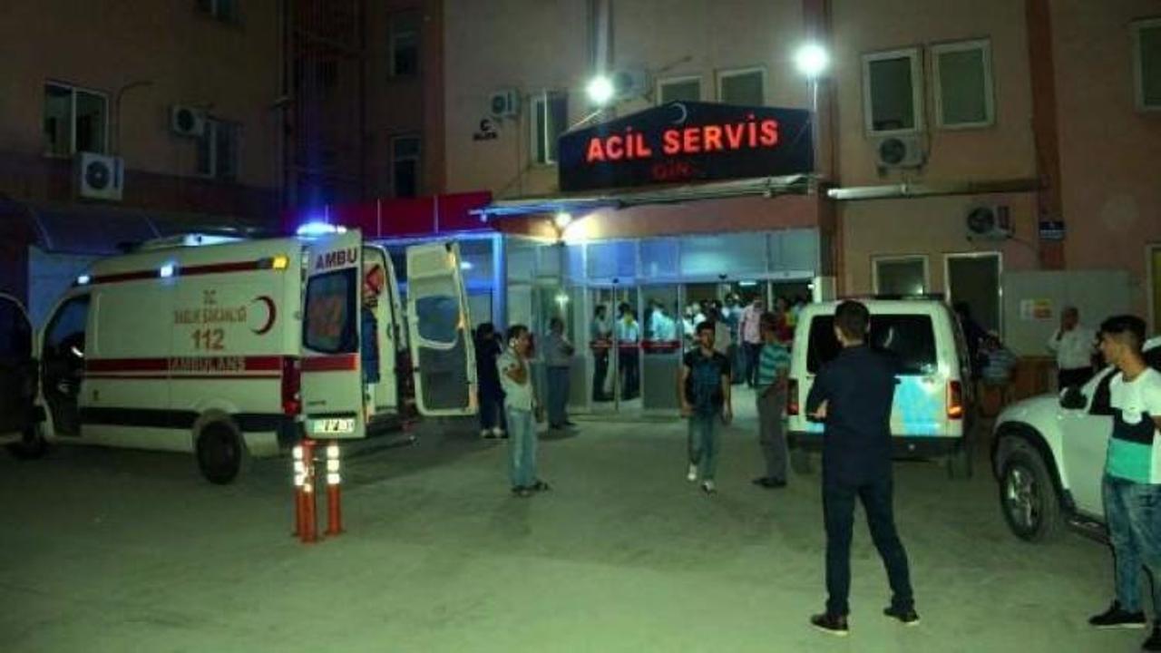 Erbaa'da polise demir çubuklu saldırı