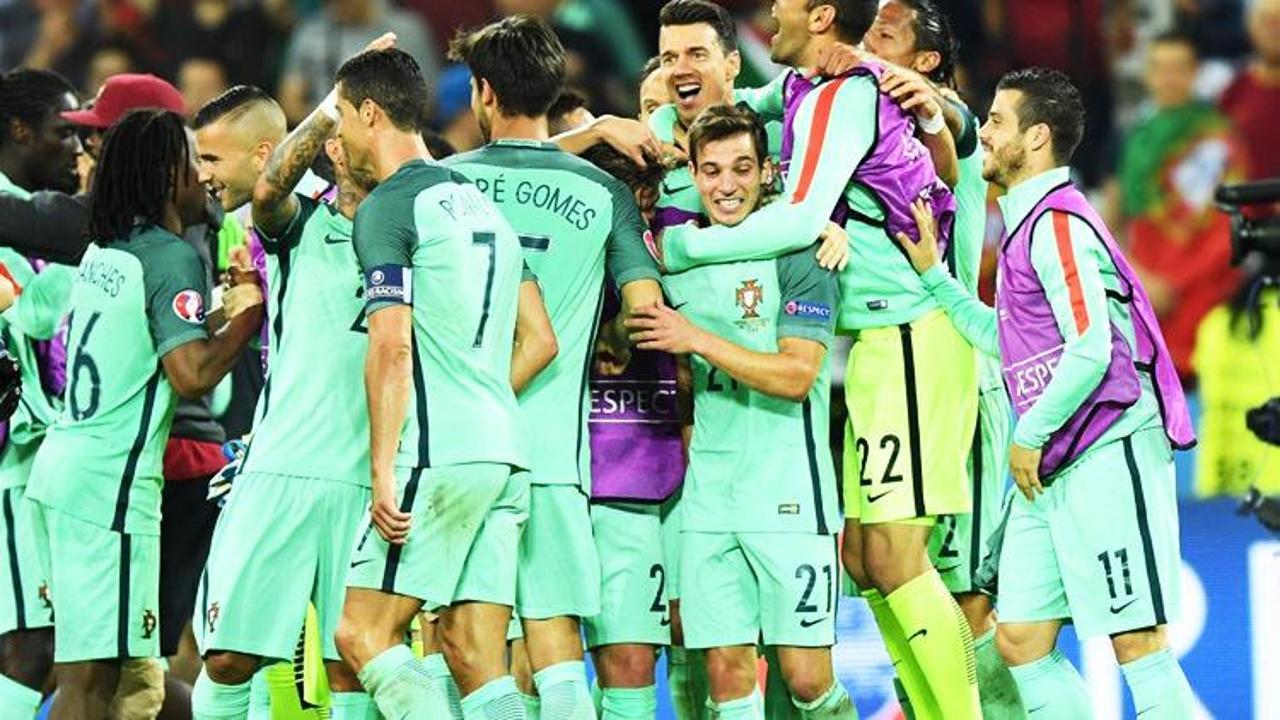 Euro 2016'da ilk finalist Portekiz!