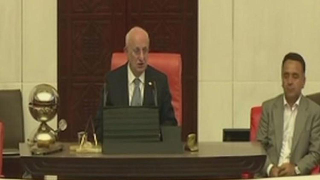 TBMM başkanı açıkladı: Saat 15:00'da...