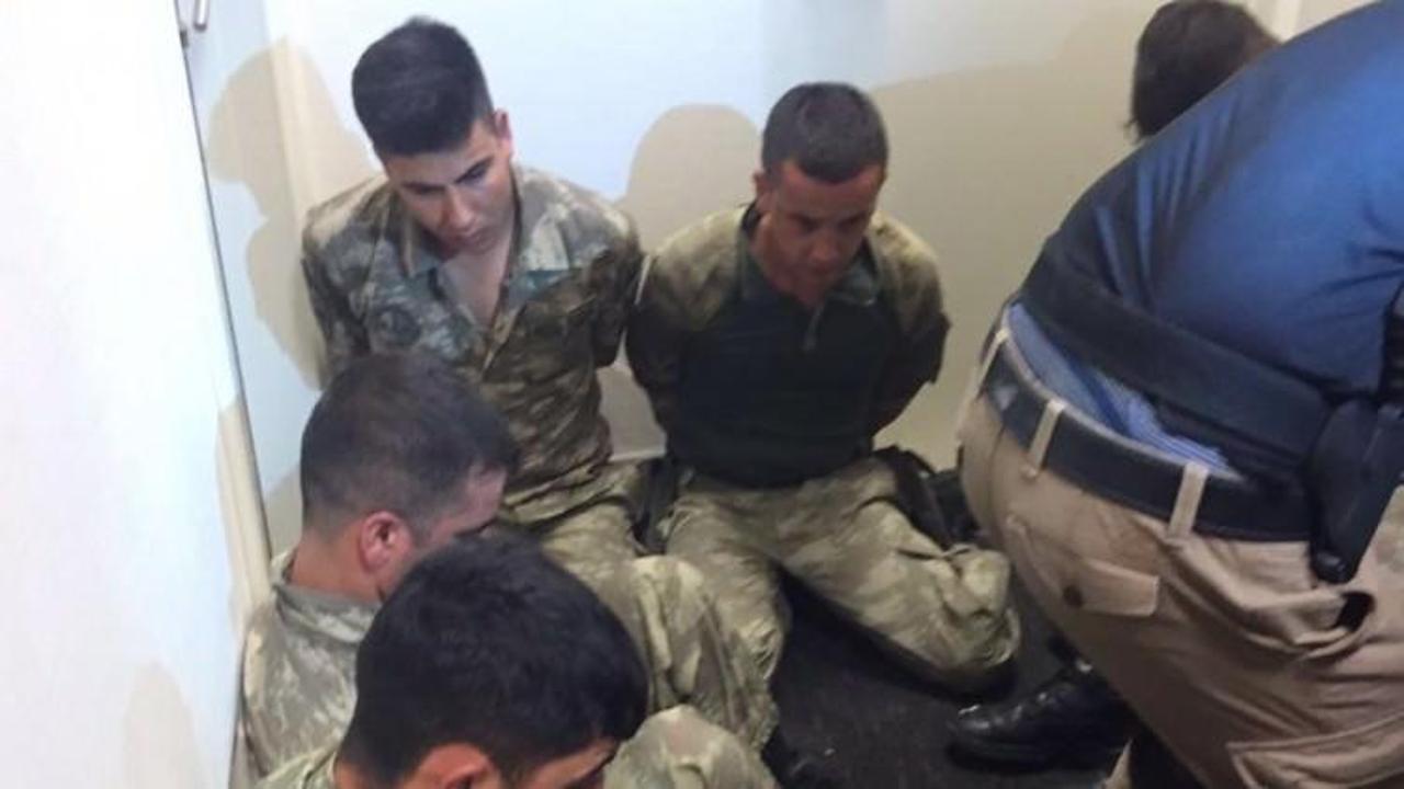 Beştepe'ye girmeye çalışan askerler gözaltında!