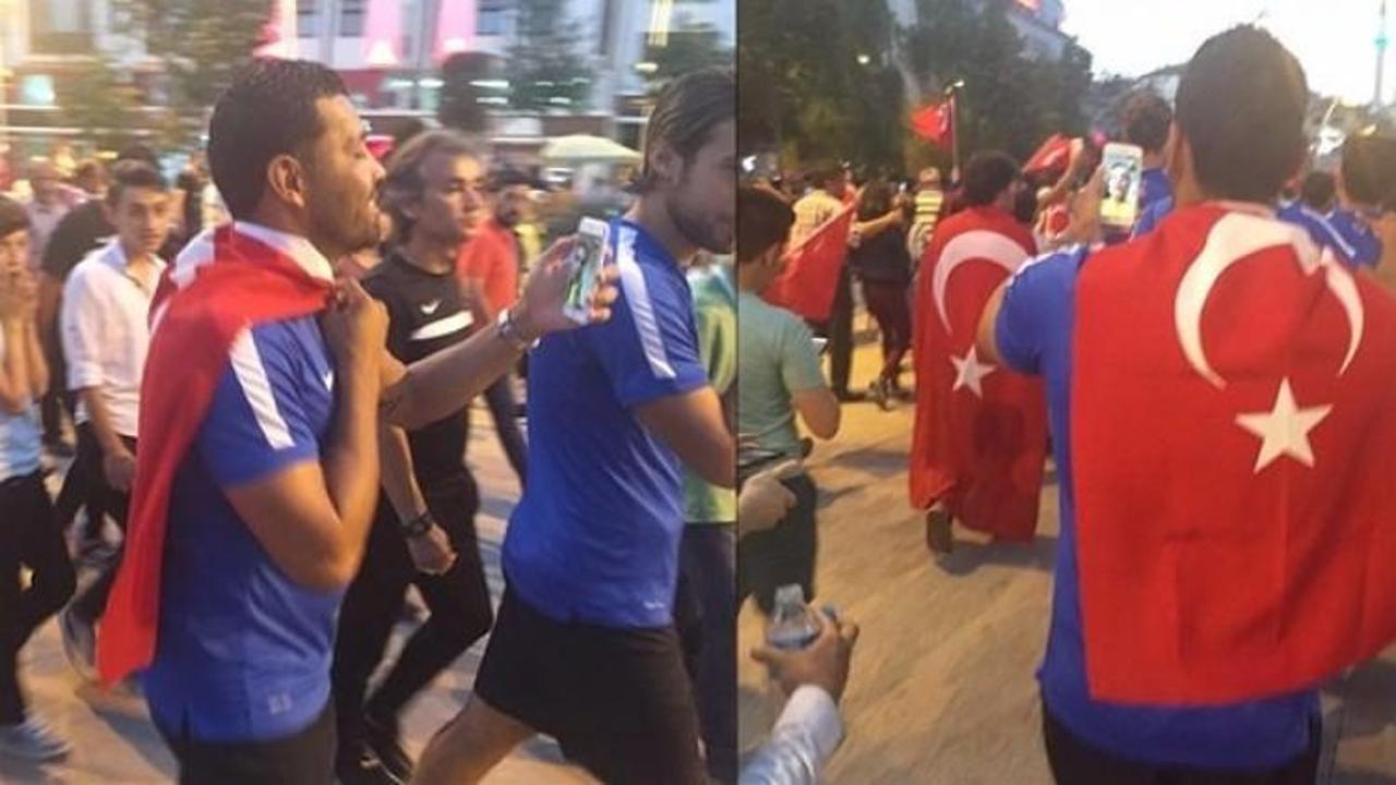 Andre Santos, Türk bayrağıyla yürüdü!