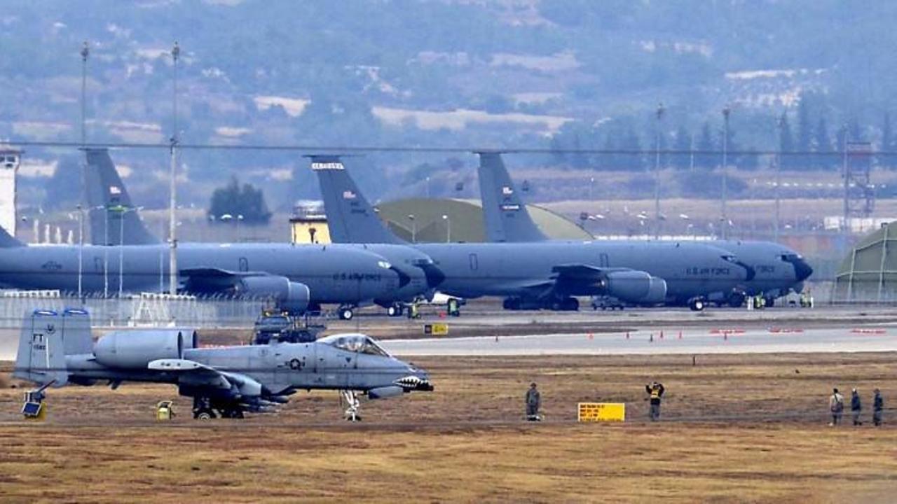 İncirlik Hava &Uuml;ss&uuml; ge&ccedil;ici olarak kapatıldı
