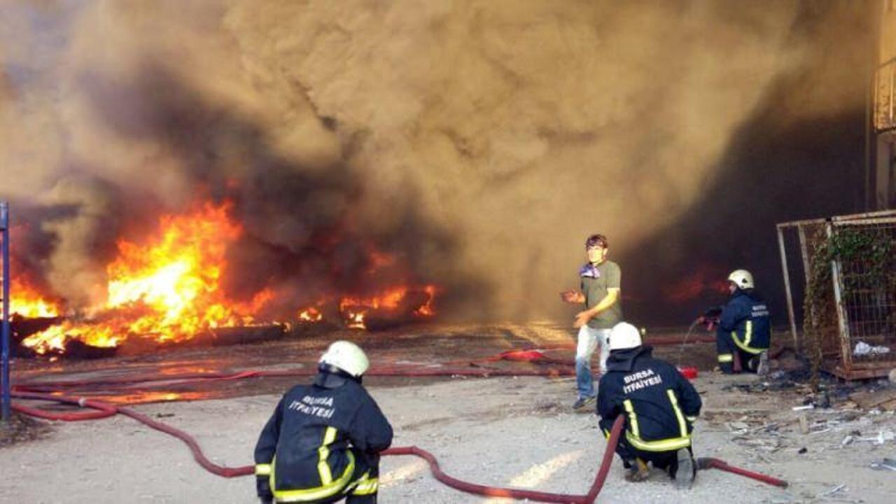 Bursa’da korkutan yangın