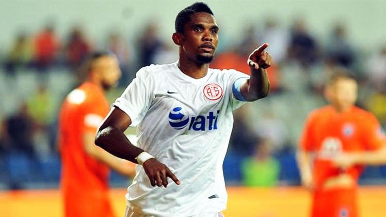 Antalyaspor'dan Eto'o'ya: 'Kendine takım bul'