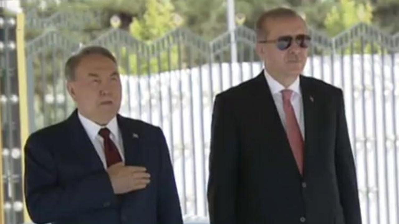 Kazakistan Cumhurbaşkanı Külliye'de