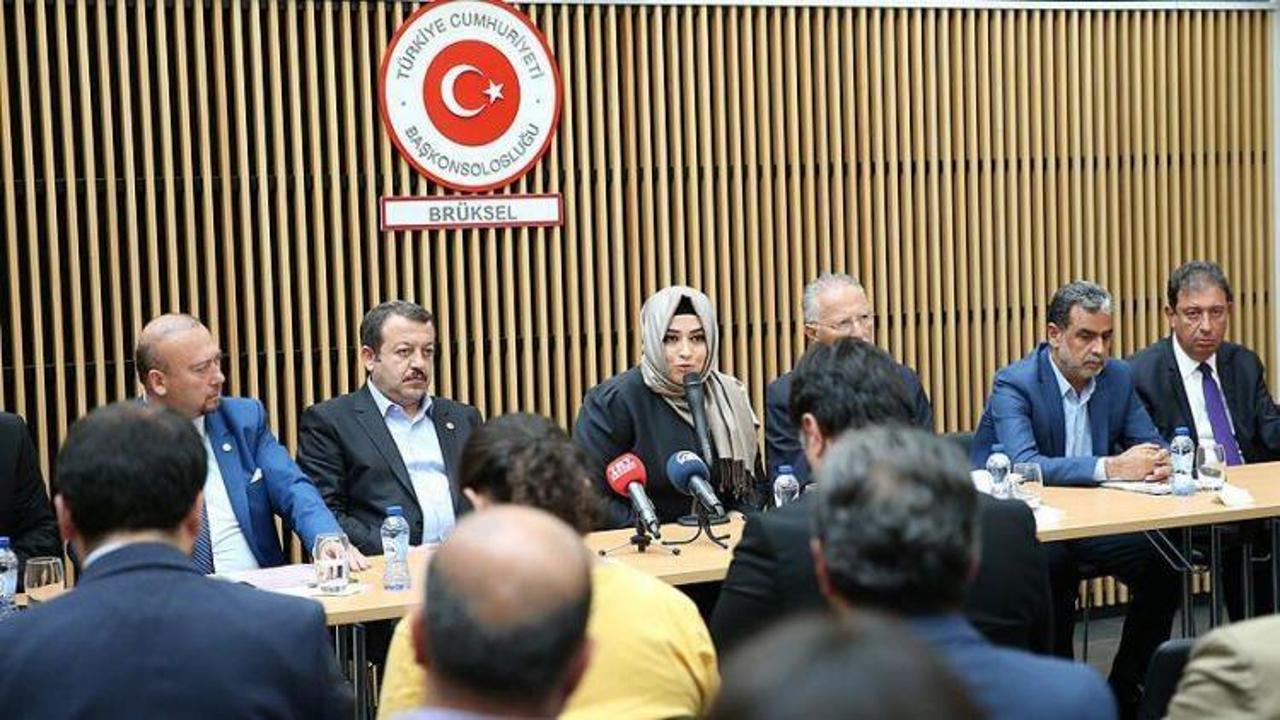 TBMM Dışişleri &uuml;yelerinden Br&uuml;ksel'de net mesajlar