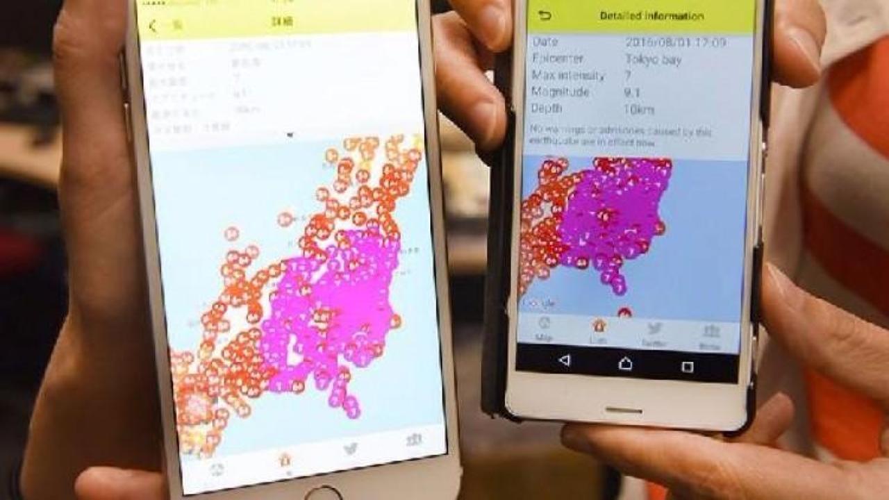 Yanlış deprem alarmı Japonya'yı felç etti