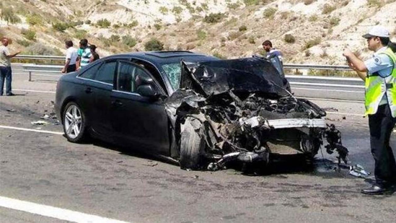 AK Parti Milletvekili Yüksel trafik kazası geçirdi