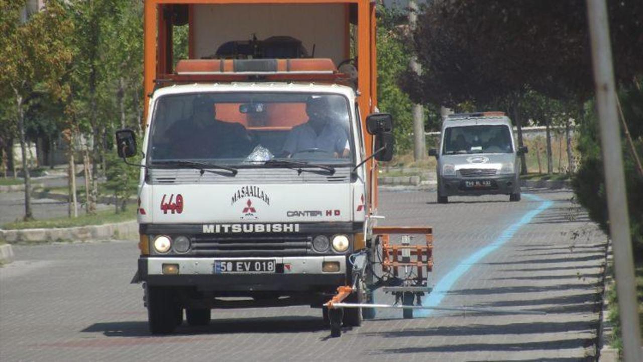 Avanos'a 6 bin 500 metre güvenli bisiklet yolu yapıldı