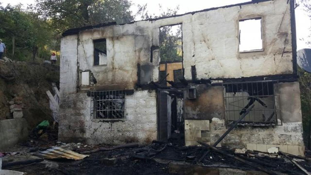 Fatsa'da ev yangını