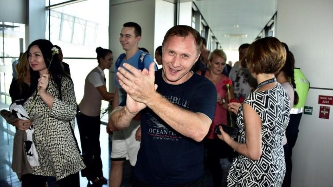Bodrum'da sezonun ilk Rus turistlerine özel karşılama