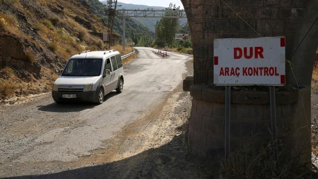 Tunceli-Pülümür Karayolu'nun ulaşıma kapatılması