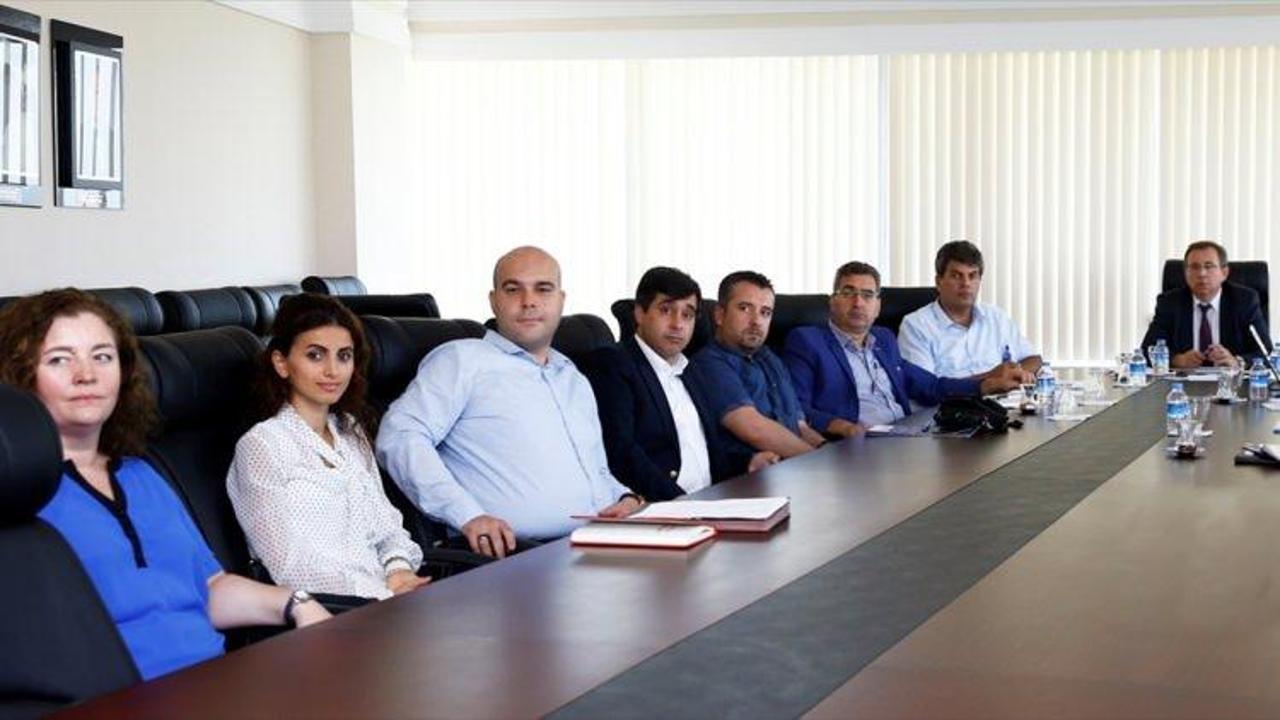 TÜ Rektörü Tabakoğlu, Teknopark ekibiyle bir araya geldi