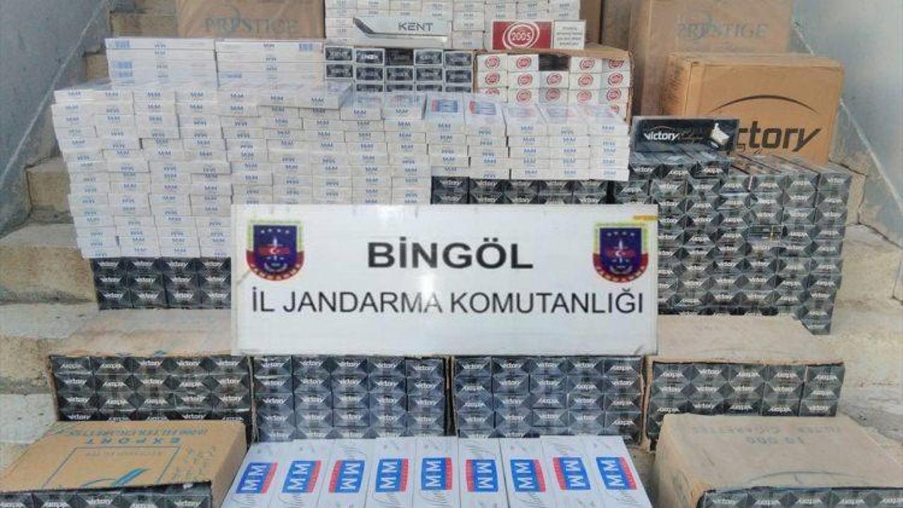 Bingöl'de kaçak sigara operasyonu