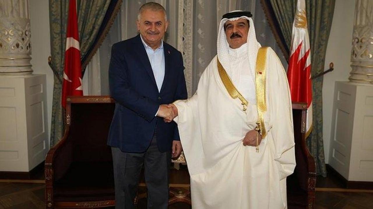 Başbakan, Bahreyn Kralı El Halife ile görüştü