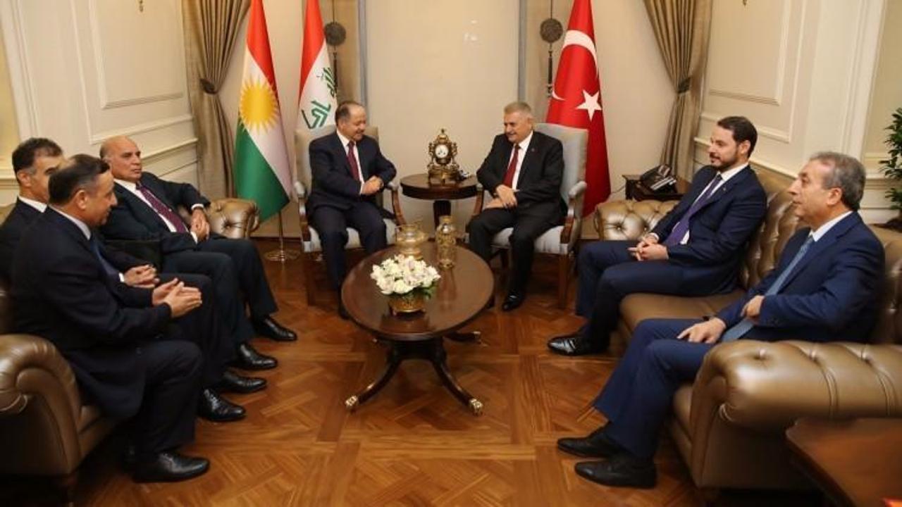 Başbakan Binali Yıldırım, Barzani'yi kabul etti