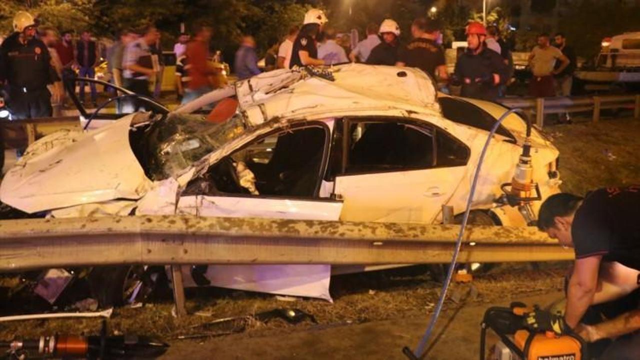Maltepe'de korkunç kaza: 1 ölü, 5 yaralı