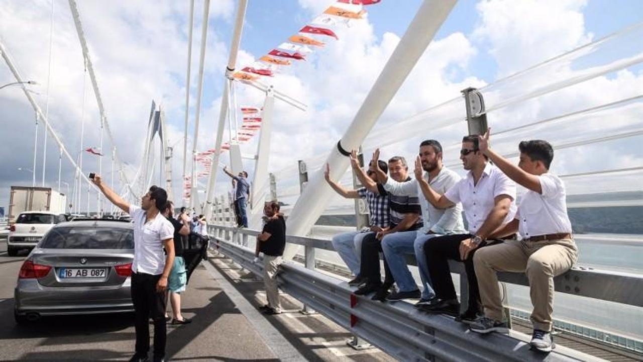 Yavuz Sultan Selim Köprüsü’nde dikkat çeken detay