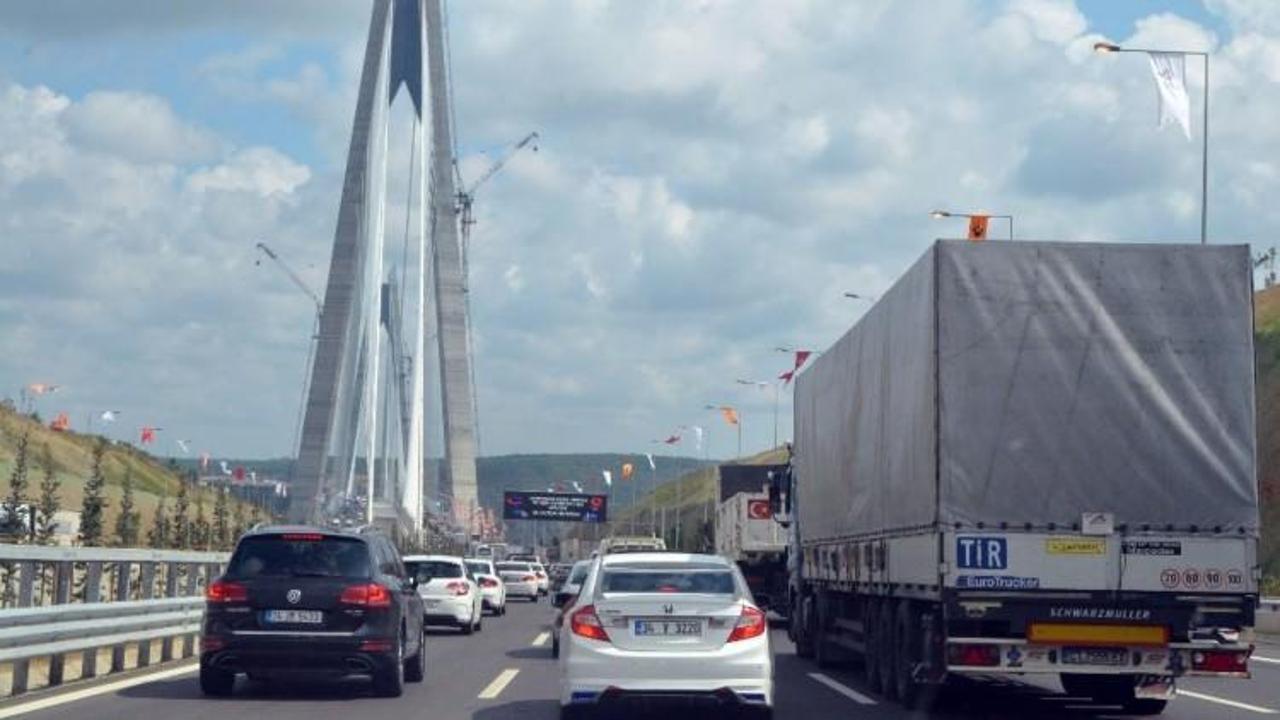 Yavuz Sultan Selim Köprüsü'nde trafik nasıl?