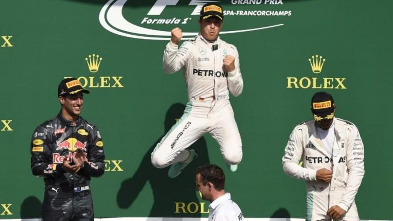 Monza'da zafer Rosberg'in