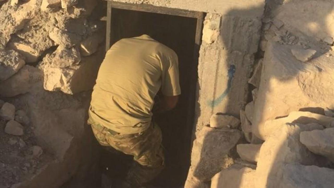 Cerablus'ta IŞİD'in gizli tüneli bulundu