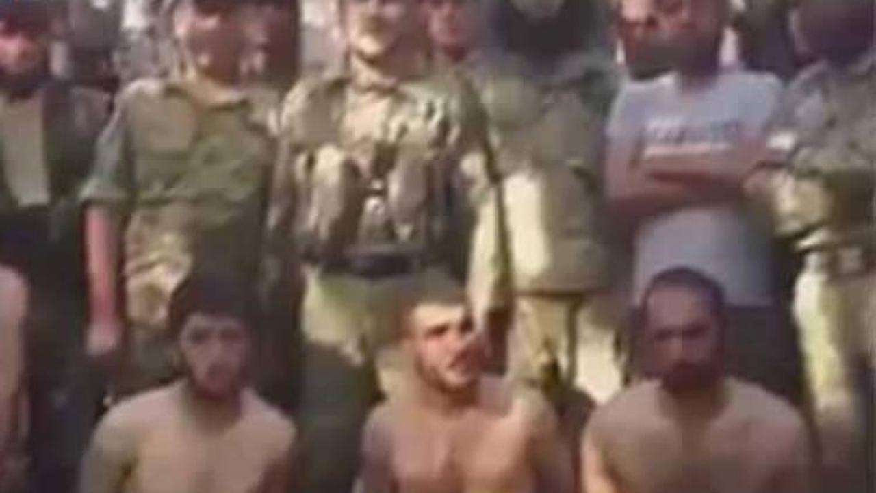 Yakalanan YPG'lilerin videosu ortaya çıktı