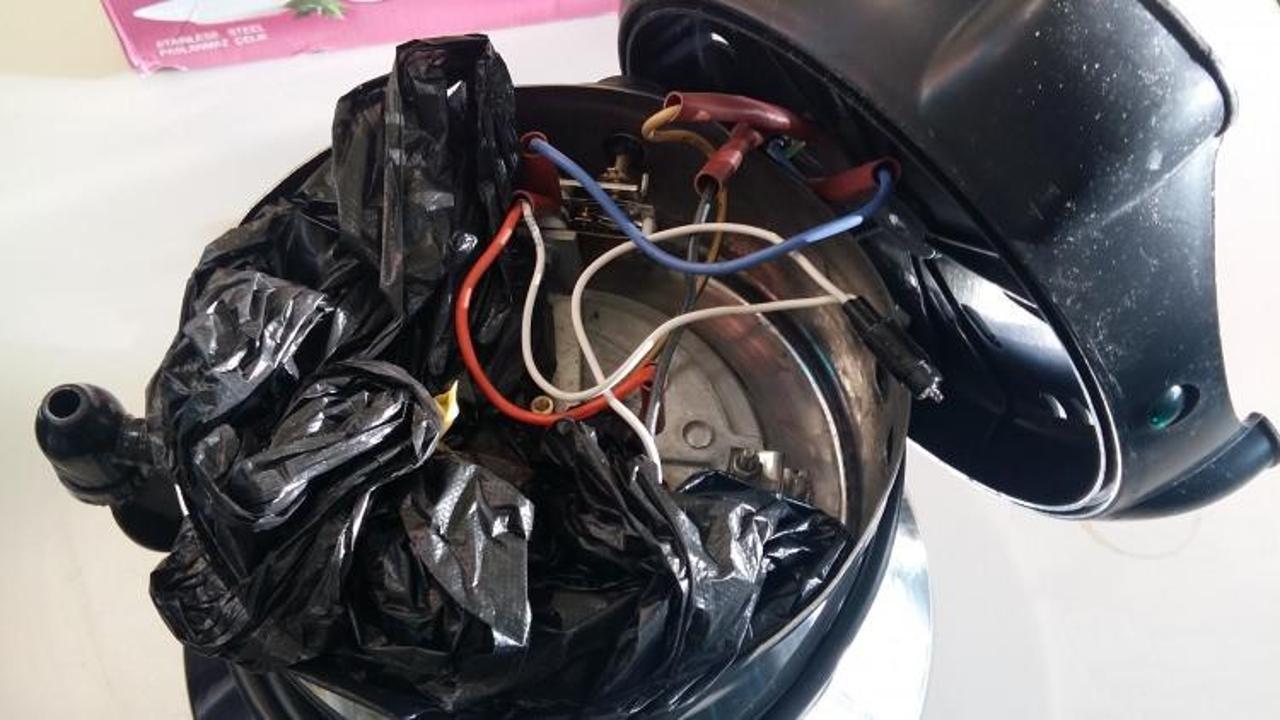 60 bin liralık uyuşturucu bakın nereden çıktı