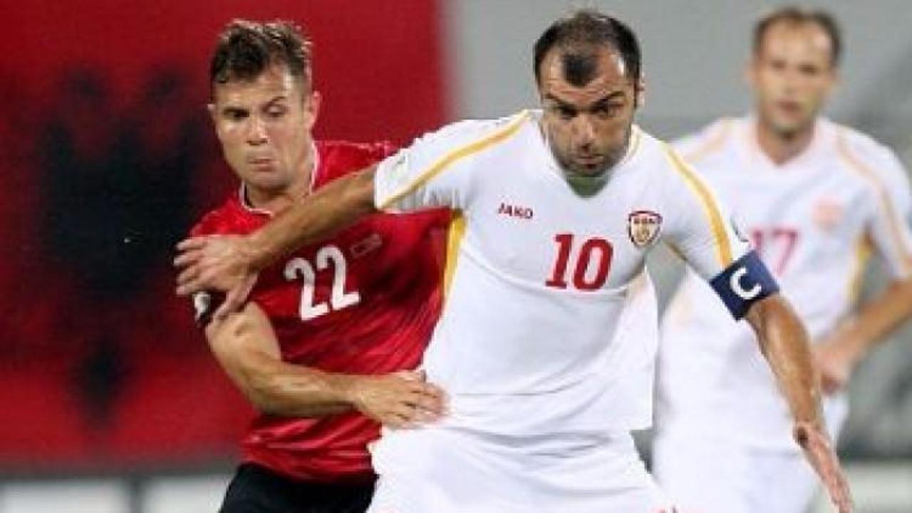 Erteleme maçında Arnavutluk, Makedonya'yı devirdi