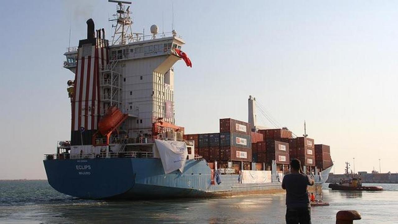 İkinci yardım gemisi Gazze'ye ulaştı