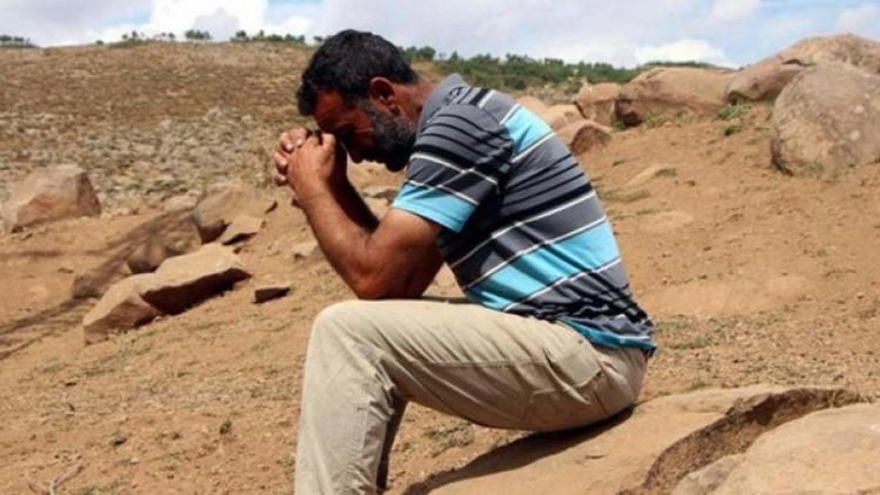 Korkun&ccedil; manzarayla karşılaştı!