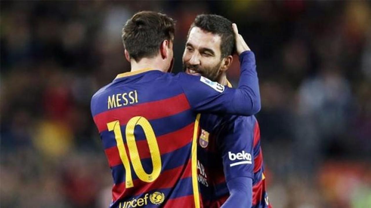 Messi'den Arda Turan'a veda mesajı