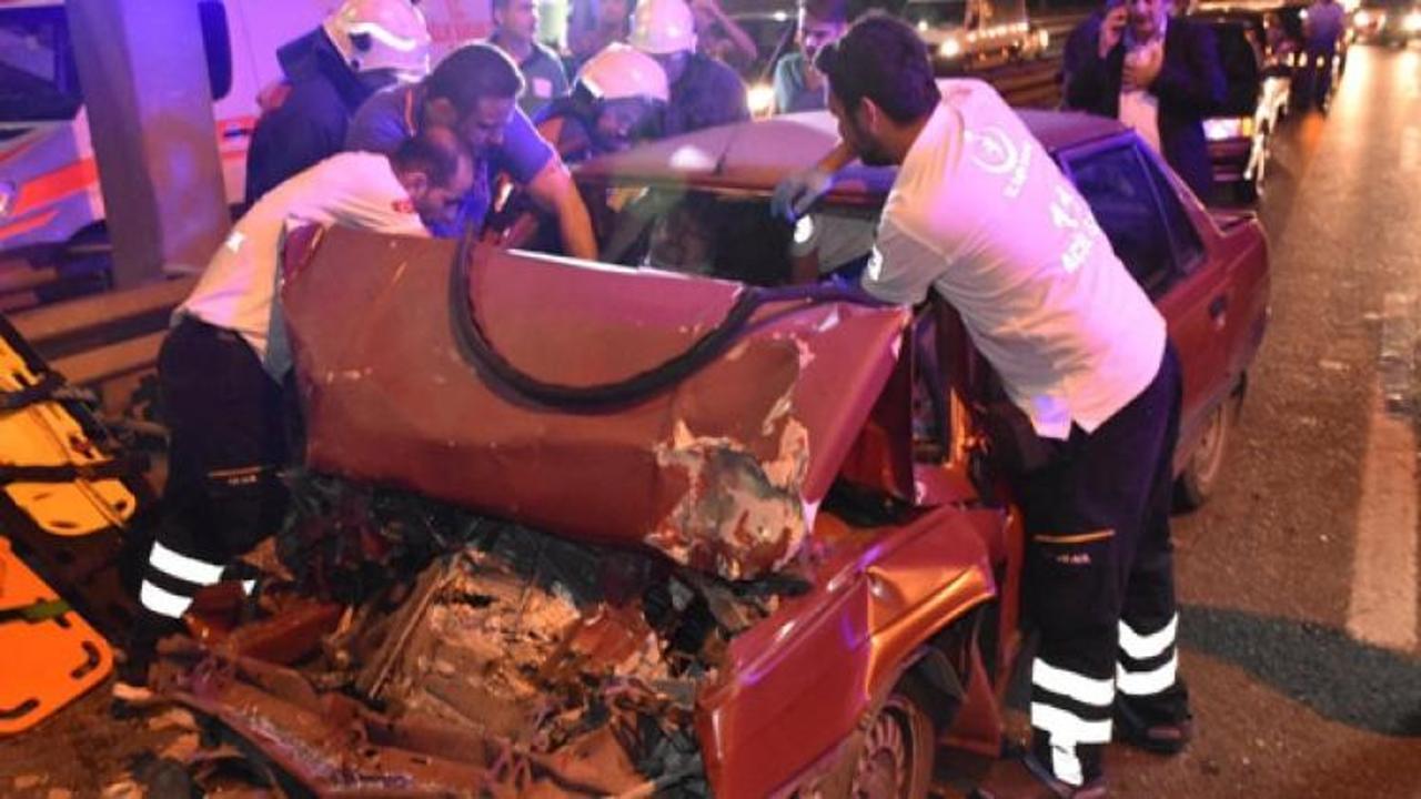 Şişli'de düğün konvoyunda kaza: 3 yaralı