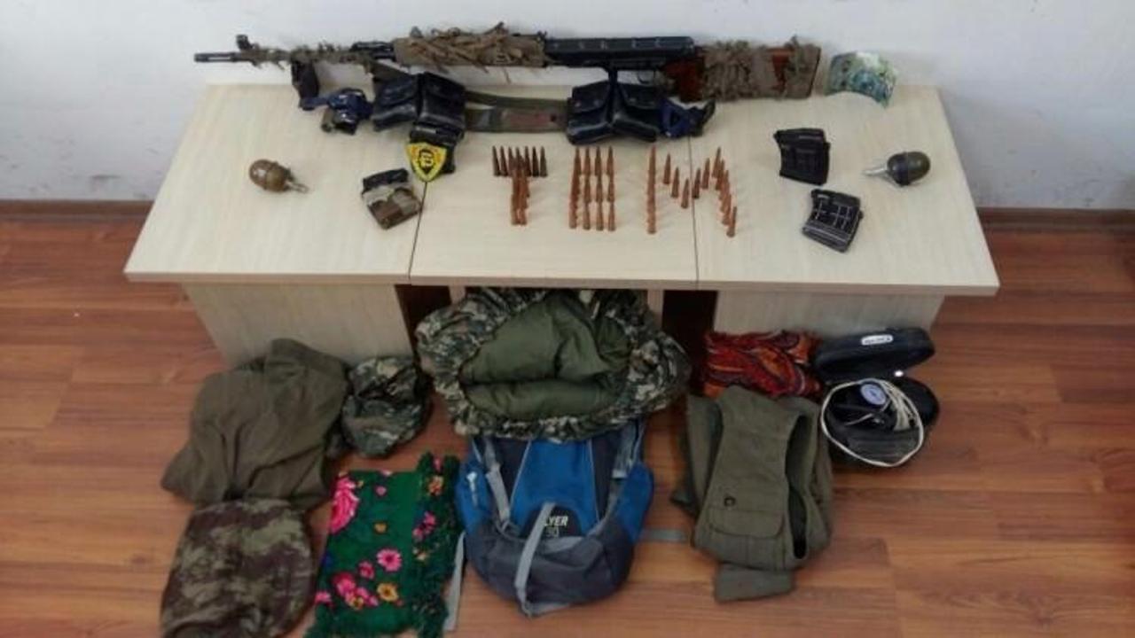 PKK'lı keskin nişancı kadın tüfeği ile yakalandı