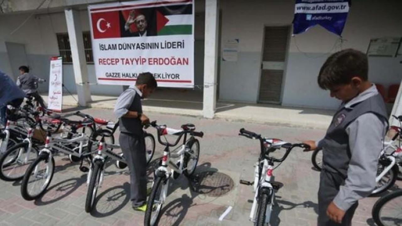 Erdoğan'dan Gazzeli çocuklara bin adet bisiklet