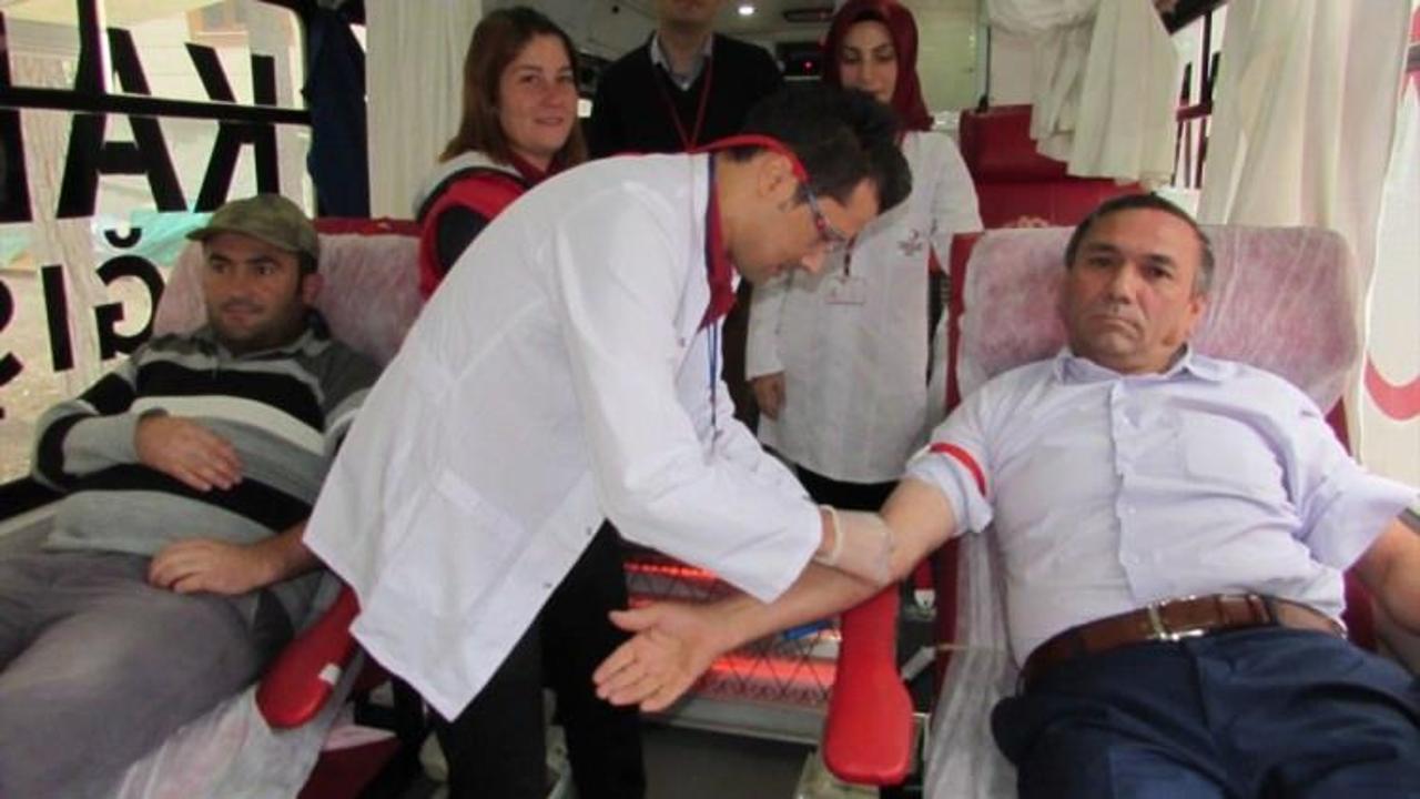 Kavak'ta kan bağışı kampanyası
